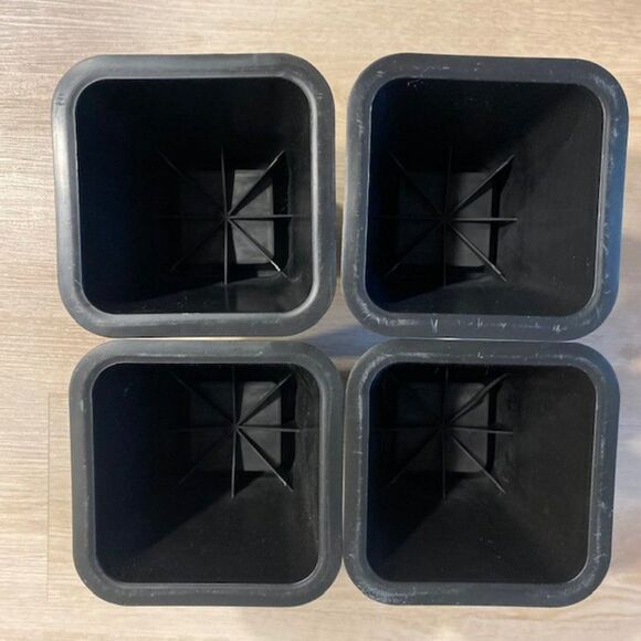 Furniture Bed Furniture Risers Black (4) increase storage bed,sofa, desk,chair - Picture 5 of 8